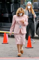 SARAH PAULSON on the Set of American Crime Story in Los Angeles 02/01/2021