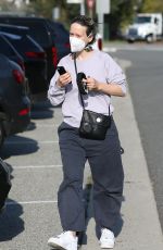 SARAH PAULSON Out and About in Beverly Hills 02/11/2021