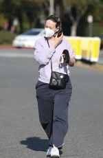 SARAH PAULSON Out and About in Beverly Hills 02/11/2021