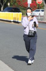 SARAH PAULSON Out in Beverly Hills 02/11/2021