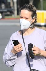 SARAH PAULSON Out in Beverly Hills 02/11/2021