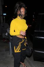 SAWEETIE Arrives at Catch LA in West Hollywood 02/26/2021