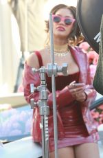SAWEETIE on the Set of a Photoshoot in Hollywood 02/27/2021