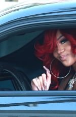 SAWEETIE Out Shopping in Beverly Hills 02/24/2021