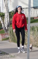 SCOUT WILLIS Out with Her Dog in Los Feliz 02/01/2021