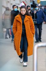 SELENA GOMEZ on the Set of Murders in the Building in New York 02/25/2021
