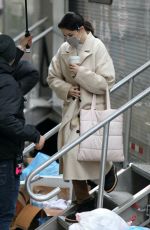 SELENA GOMEZ on the Set of Only Murders in the Building in New York 02/09/2021
