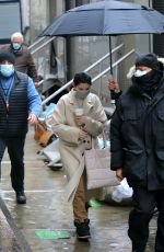 SELENA GOMEZ on the Set of Only Murders in the Building in New York 02/09/2021
