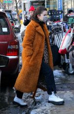 SELENA GOMEZ on the Set of Only Murders in the Building in New York 02/20/2021