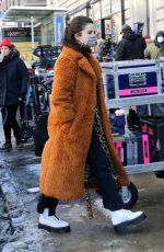SELENA GOMEZ on the Set of Only Murders in the Building in New York 02/20/2021