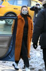 SELENA GOMEZ on the Set of Only Murders in the Building in New York 02/20/2021