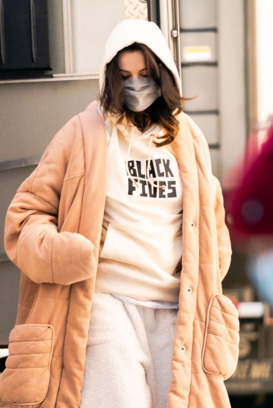 SELENA GOMEZ Out in New York 02/20/2021