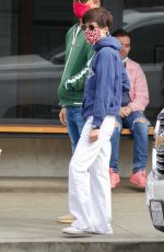 SELMA BLAIR and David Lyons Out for Coffee in Studio City 02/15/2021