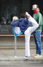 SELMA BLAIR and David Lyons Out for Coffee in Studio City 02/15/2021