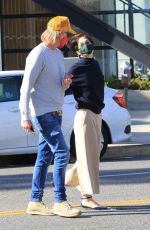 SELMA BLAIR and Ron Carlson at Alfred Coffee in Los Angeles 02/06/2021
