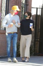 SELMA BLAIR and Ron Carlson at Alfred Coffee in Los Angeles 02/06/2021