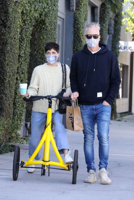SELMA BLAIR and Ron Carlson Out in Los Angeles 02/20/2021