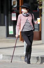 SELMA BLAIR Out for Coffee in Los Angeles 02/02/2021