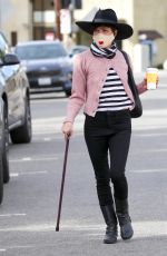 SELMA BLAIR Out for Coffee in Los Angeles 02/02/2021