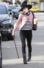 SELMA BLAIR Out for Coffee in Los Angeles 02/02/2021