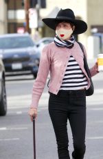 SELMA BLAIR Out for Coffee in Los Angeles 02/02/2021