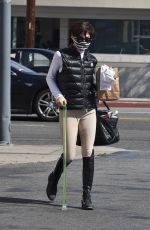 SELMA BLAIR Out Shopping at CVS in Studio City 02/14/2021