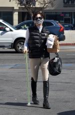 SELMA BLAIR Out Shopping at CVS in Studio City 02/14/2021