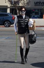 SELMA BLAIR Out Shopping at CVS in Studio City 02/14/2021