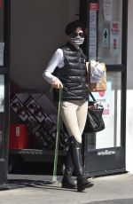SELMA BLAIR Out Shopping at CVS in Studio City 02/14/2021