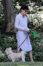 SELMA BLAIR Out with Her Dog in Beverly Hills 02/26/2021
