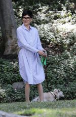 SELMA BLAIR Out with Her Dog in Beverly Hills 02/26/2021