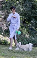 SELMA BLAIR Out with Her Dog in Beverly Hills 02/26/2021