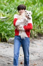 SELMA BLAIR Out with Her Dog in Studio City 01/31/2021