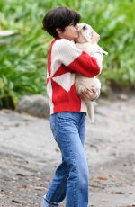 SELMA BLAIR Out with Her Dog in Studio City 01/31/2021