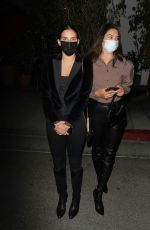 SHANINA SHAIK, SARA SAMPAIO and JASMINE TOOKES at E Baldi in Beverly Hills 02/18/2021