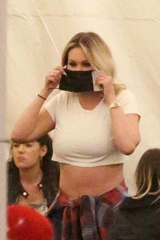 SHANNA MOAKLER and Matthew Rondeau Out for Dinner in Los Angeles 02/23/2021