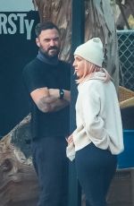 SHARNA BURGESS and Brian Austin Green at Car Wash in Malibu 01/31/2021