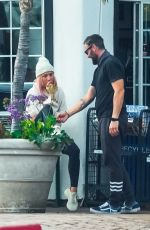 SHARNA BURGESS and Brian Austin Green at Car Wash in Malibu 01/31/2021