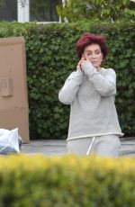 SHARON OSBOURNE Out in Los Angeles 02/16/2021