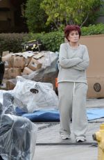 SHARON OSBOURNE Out in Los Angeles 02/16/2021