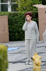 SHARON OSBOURNE Out in Los Angeles 02/16/2021