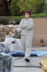 SHARON OSBOURNE Out in Los Angeles 02/16/2021