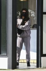 SHAY MITCHELL Leaves P.Volve Fitness Studio in West Hollywood 02/11/2021