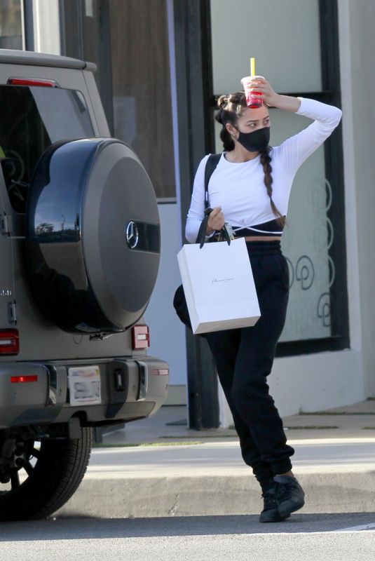 SHAY MITCHELL Out Shopping in Los Angeles 02/05/2021