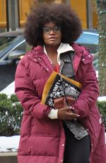 SHONIQUA SHANDAI Films at NFL Headquarters in New York 02/10/2021