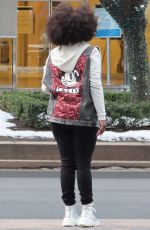 SHONIQUA SHANDAI Films at NFL Headquarters in New York 02/10/2021