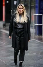 SIAN WELBY Arrives at Capital Breakfast in London 02/02/2021
