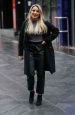 SIAN WELBY Arrives at Capital Breakfast in London 02/02/2021