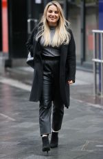 SIAN WELBY Arrives at Capital Breakfast in London 02/02/2021
