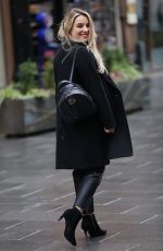SIAN WELBY Arrives at Capital Breakfast in London 02/02/2021